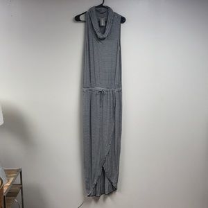 Sleeveless cowl neck maxi dress